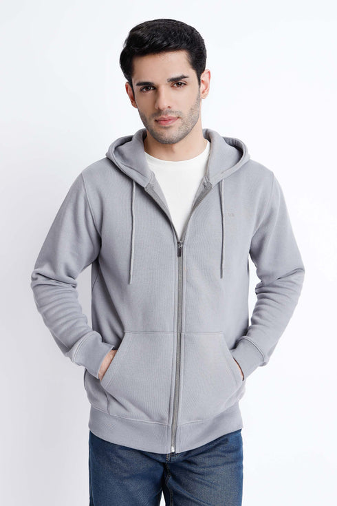 The Grey Regular Fit Hoodie